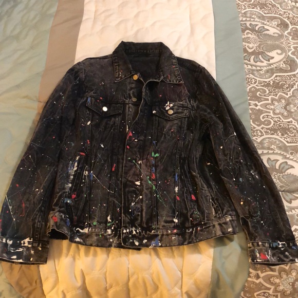 AMIRI Other - Amiri Paint Splatter Denim Jacket